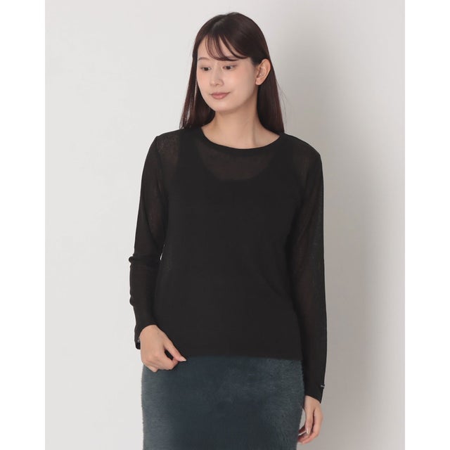 シアーリブカットTOPS （BLK）