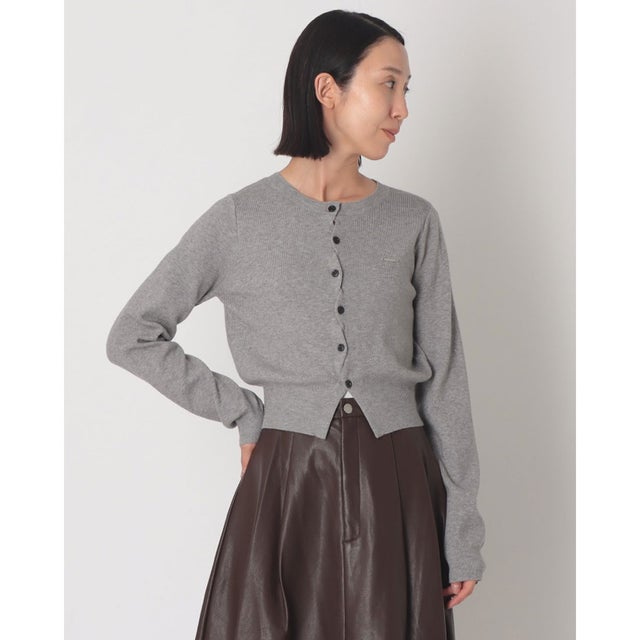 クロスボタンニットカーディガン （GRY）