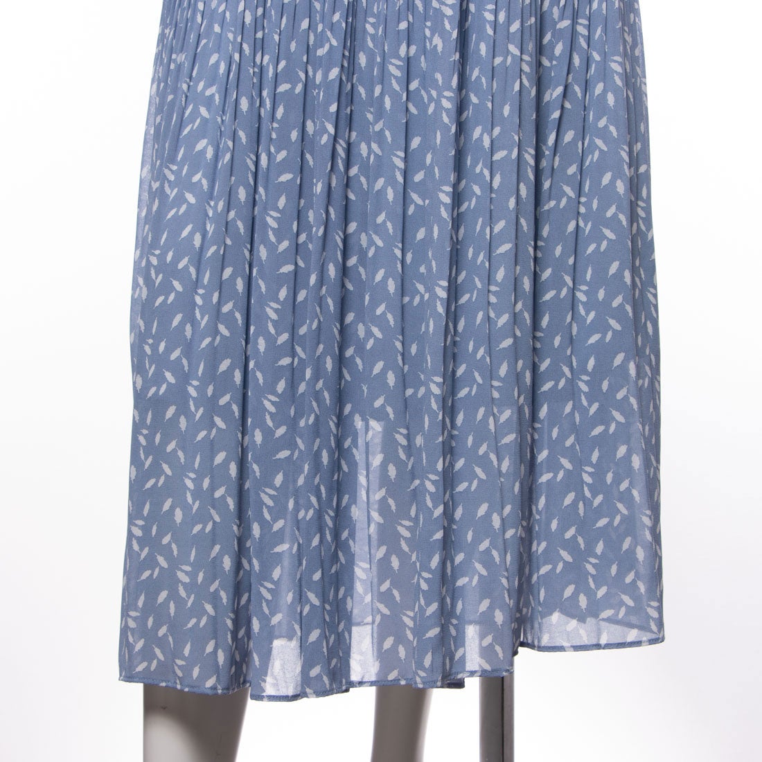 アルシーヴアウトレット archives outlet フェザー消しプリーツスカート （BLU） -ファッション通販