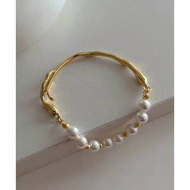 【GOLD10】Pearl Comb Bracelet 26125 （ゴールド）