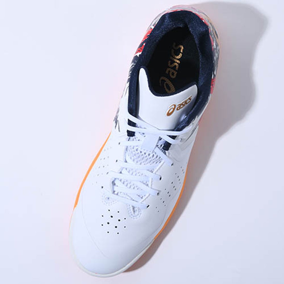 ASICS アシックス TOQUE 7(ホワイト×ブラック×レッド) 1113A024 100