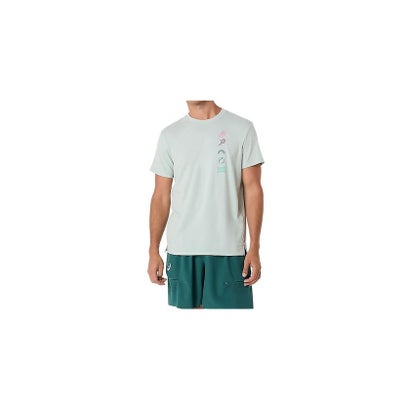 アシックス/メンズ/グラフィックTシャツ （コールドモス）｜詳細画像