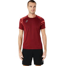 ASICS アシックス ドライプラクティス半袖シャツ(レッド) 2101A221 600