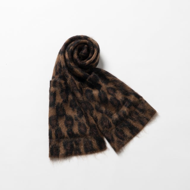 SILK MOHAIR POCKET CAPE （ブラウン系）
