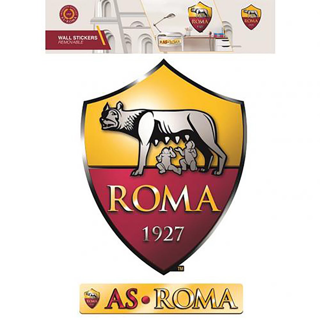 AS Roma ASローマ ウォールアート ROM19061301 他 代表･クラブウェア＆グッズ -サッカーショップ【SWS】
