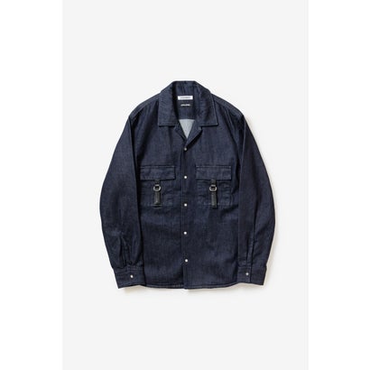 LEATHER STRAP JACKET ONEWASH （Navy）｜詳細画像