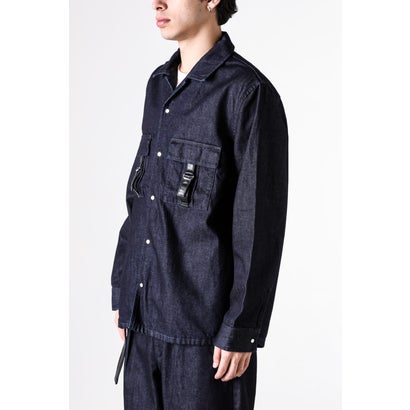 LEATHER STRAP JACKET ONEWASH （Navy）｜詳細画像