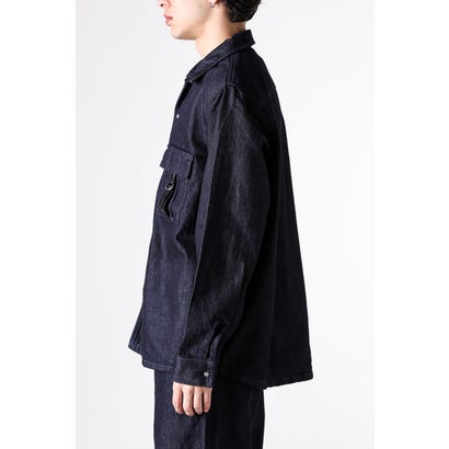 LEATHER STRAP JACKET ONEWASH （Navy）｜詳細画像