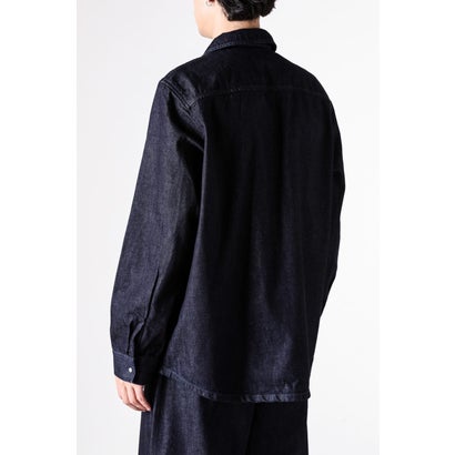 LEATHER STRAP JACKET ONEWASH （Navy）｜詳細画像