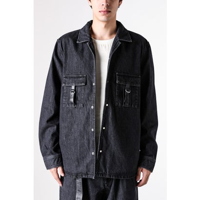 LEATHER STRAP JACKET VINTAGE （Black）｜詳細画像