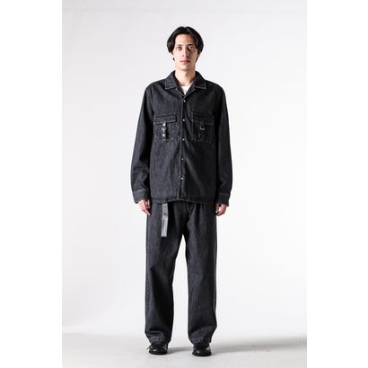 LEATHER STRAP JACKET VINTAGE （Black）｜詳細画像