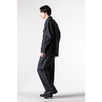LEATHER STRAP JACKET VINTAGE （Black）｜詳細画像