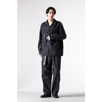 LEATHER STRAP JACKET VINTAGE （Black）｜詳細画像