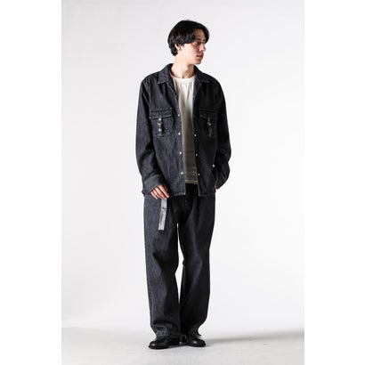LEATHER STRAP JACKET VINTAGE （Black）｜詳細画像