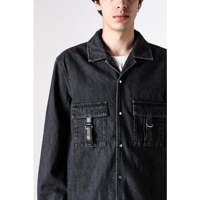 LEATHER STRAP JACKET VINTAGE （Black）｜詳細画像