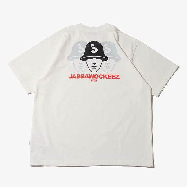 
                    × JABBAWOCKEEZ MASK Back Print T-shirts （WHITE）