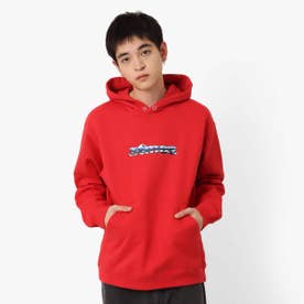 FRONT LOGO Hooded Sweatshirt （RED）