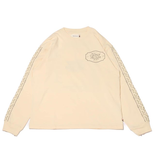 
                    HONOR THE GIFT PATTERN L/S （BEIGE）