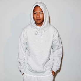 EMBROIDERY LOGO HOODIE （GRAY）