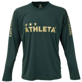 ATHLETA アスレタ 別注 プラTシャツ 長袖(ダークグリーン)【☆アスレタ
