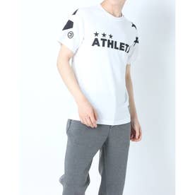 メンズ サッカー/フットサル 半袖シャツ ビッグロゴTシャツ 03351 （ホワイト）