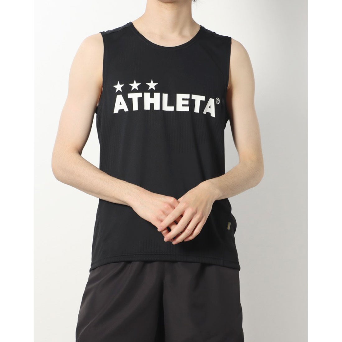 アスレタ ATHLETA メンズ サッカー/フットサル 半袖シャツ ノースリーブシャツ AP-179 （BLK） -靴＆ファッション通販  ロコンド〜自宅で試着、気軽に返品