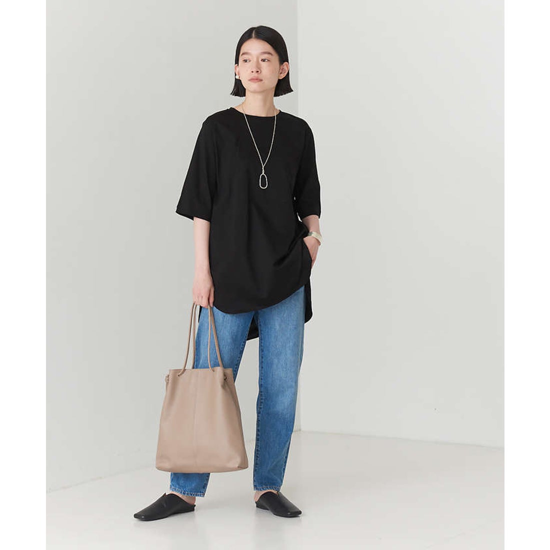 コレックス collex 【別注】THE CASE×collex 2WAYレザー巾着トート