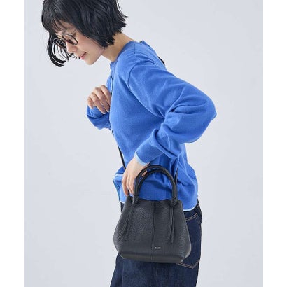 【WEB限定】【Beau're/ヴュレ】2WAYボートシェイプショルダーバッグ （ブルーグレー）｜詳細画像