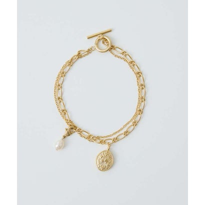 【Ljud/ユード】Petite Lilas Bracelet 2連ブレスレット （ゴールド）｜詳細画像