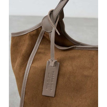 marco masi  ECO SUEDE TOTE M （ブラウン）｜詳細画像