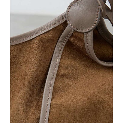 marco masi  ECO SUEDE TOTE M （ブラウン）｜詳細画像