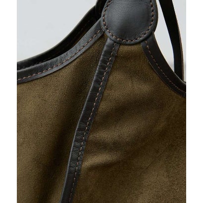 marco masi  ECO SUEDE TOTE M （ブラウン）｜詳細画像