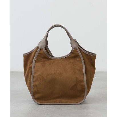 marco masi  ECO SUEDE TOTE M （ブラウン）｜詳細画像