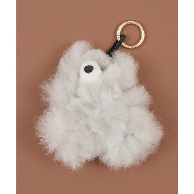 COSY Small Bear AlpacaKeyring （ライトグレー）