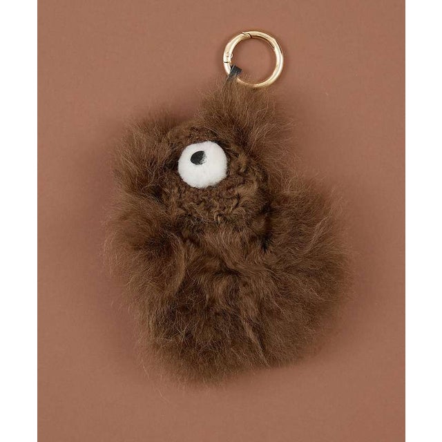 COSY Small Bear AlpacaKeyring （ダークブラウン）