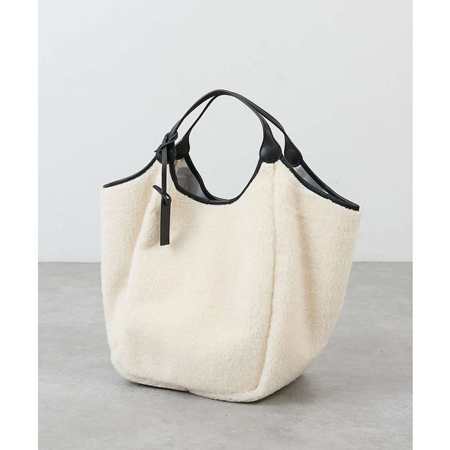 marco masi ECO MOUTON TOTE BAG （オフホワイト）
