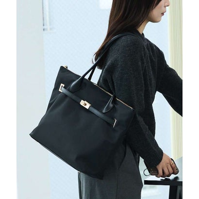 【追加分/再入荷/kariさんコラボ】多機能BELTEDナイロントート/A4/通 （グレージュ）｜詳細画像