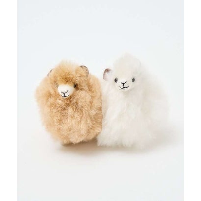 COSYベビーアルパカファーSHEEPキーリング （ホワイト）｜詳細画像