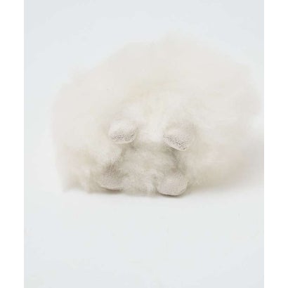 COSYベビーアルパカファーSHEEPキーリング （ベージュ）｜詳細画像