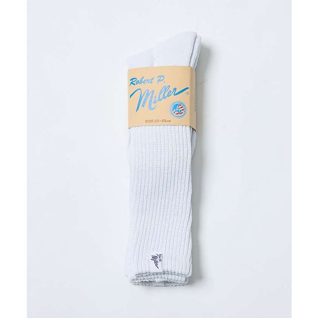 Miller 2P Socks -long- （ホワイト）