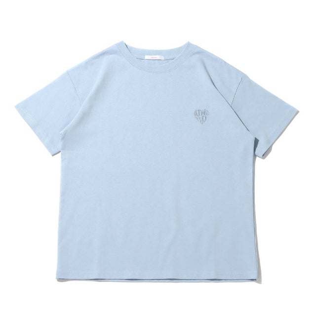 
                    ハートロゴ刺繍 Tシャツ （SAX）