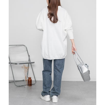 綿ニットドルマンカーディガン （WHITE）｜詳細画像