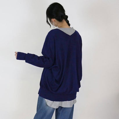 アットワン atONE コットンニットドルマンカーディガン （NAVY）｜詳細画像