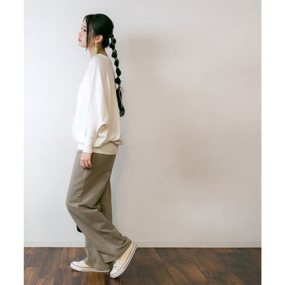 アットワン atONE Vネックドルマン綿ニット （WHITE）｜詳細画像