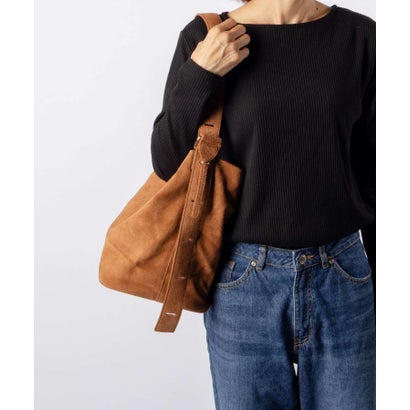 SHOULDER BAG ショルダーバッグ EL-L823-SCDO スエード レディース （SC17 CUOIO SCURO(CAMEL)）｜詳細画像
