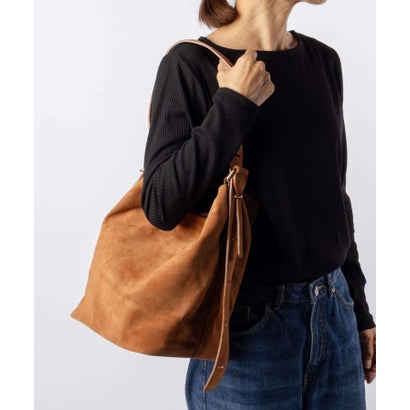 SHOULDER BAG ショルダーバッグ EL-L823-SCDO スエード レディース （SC17 CUOIO SCURO(CAMEL)）｜詳細画像