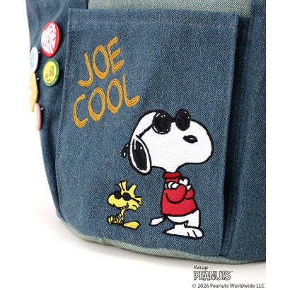 《AVIREX×PEANUTS》JOE COOL DENIM MINI TOTE BAG （ユーズド2）｜詳細画像