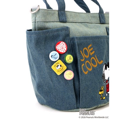 《AVIREX×PEANUTS》JOE COOL DENIM MINI TOTE BAG （ユーズド2）｜詳細画像