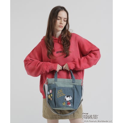 《AVIREX×PEANUTS》JOE COOL DENIM MINI TOTE BAG （ユーズド2）｜詳細画像