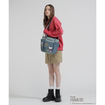 《AVIREX×PEANUTS》JOE COOL DENIM MINI TOTE BAG （ユーズド2）｜詳細画像